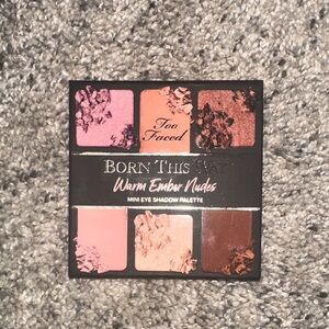Too Faced Warm Ember Nudes Mini Eyeshadow Palette